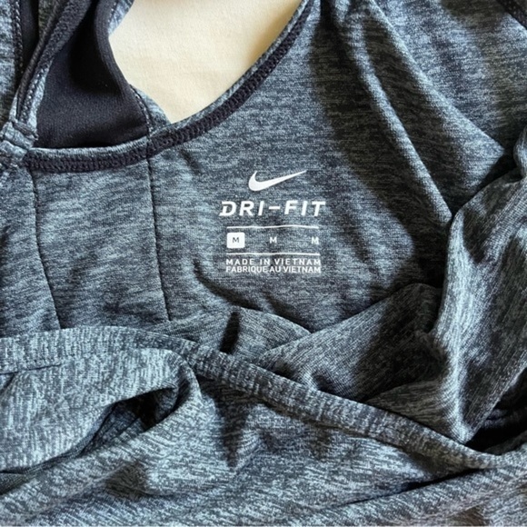 Nike Women’s Dri-Fit Grey Multi-Strap Running Tank - Picture 6 of 15